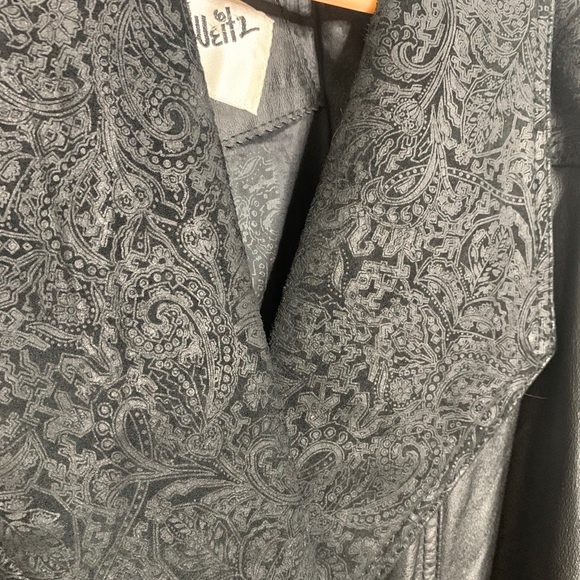 Vintage John Weitz Leather Coat - Picture 3 of 12